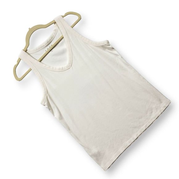 LOFT Ivory Sleeveless Top - Picture 1 of 10